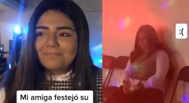Organiza una gran fiesta de cumpleaños y se vuelve viral porque solo llegaron tres amigos [VIDEO]