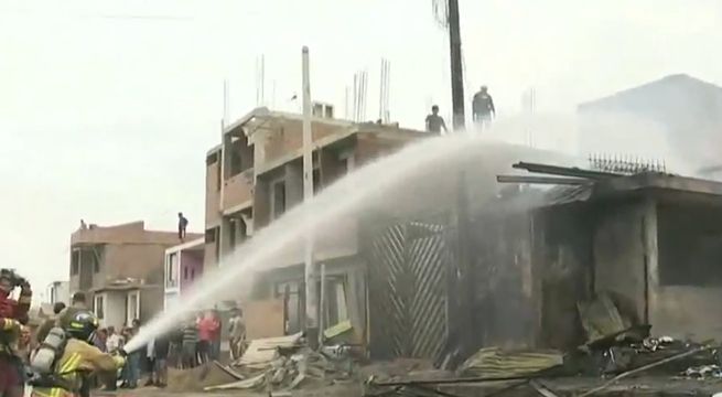 Tragedia en Villa El Salvador: así quedaron las casas afectadas por la explosión [VIDEO]