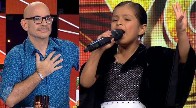Imitadora de Carmencita Lara se apoderó del escenario al cantar “Mala sombra”