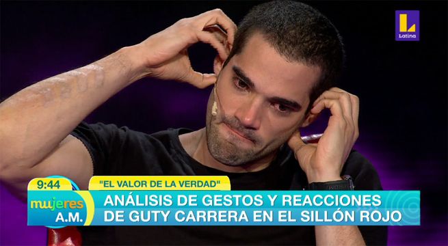 Análisis de los gestos y reacciones de Guty Carrera en ‘El Valor de la Verdad’ [VIDEO]