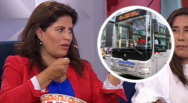 La confusa respuesta de Carmen Omonte tras ser consultada por el pasaje del Metropolitano [VIDEO]