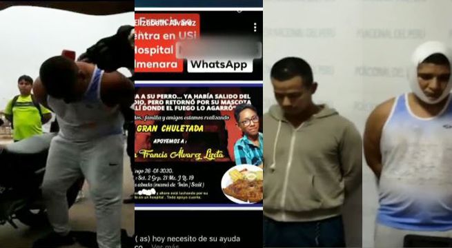 Ladrones intentan robar dinero recaudado para menor quemado en Villa El Salvador [Video]