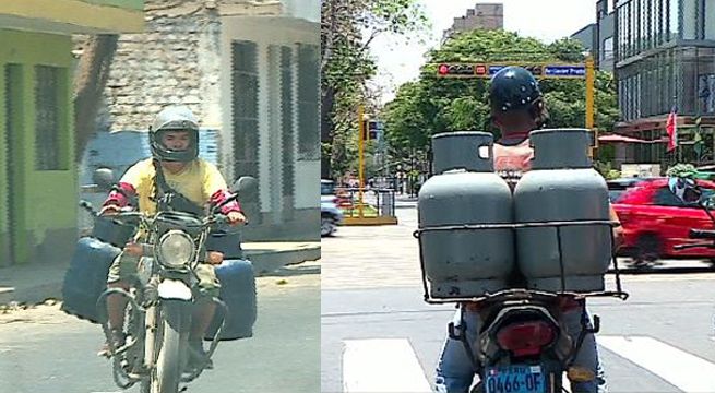 Delívery de balones de gas es una bomba de tiempo [Video]