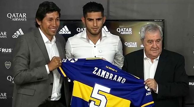 Carlos Zambrano fue presentado como nuevo jugador de Boca Juniors [Video]
