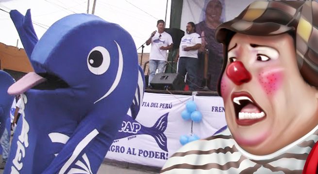 ¿Chupetín es del FREPAP?: Payasito se vuelve viral al bailar al ritmo del ‘corderito’ [VIDEO]