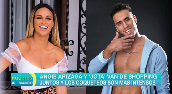 Angie Arizaga y Jota Benz van de compras juntos y los coqueteos son más intensos [VIDEO]