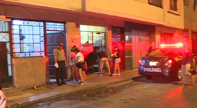 Hombre recibió disparo en la cabeza por presuntos sicarios en Breña [VIDEO]