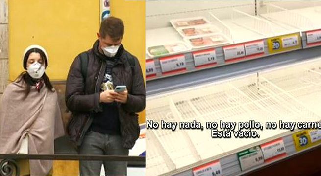 Peruanos en Italia alarmados por coronavirus [Video]