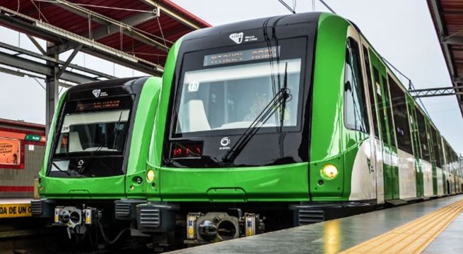 Metro de Lima suspendió servicios tras caída de hombre a las vías