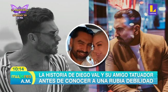 La historia de Diego Val y su amigo tatuador antes de conocer a una rubia debilidad [VIDEO]