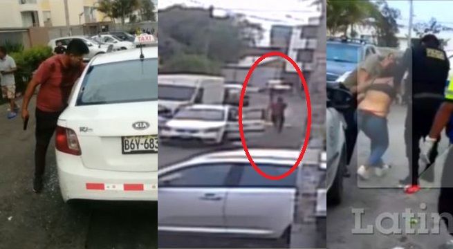Taxista se defiende a balazos y evita robo [Video]