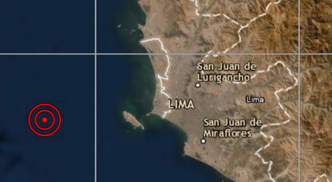 Sismo de magnitud 3.7 se produjo en el Callao esta tarde
