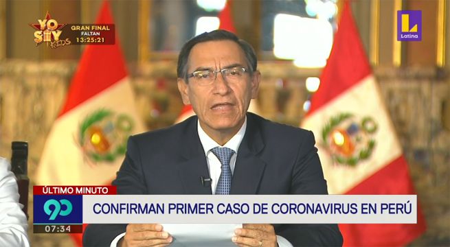 Martín Vizcarra confirmó el primer caso de coronavirus en el Perú [VIDEO]