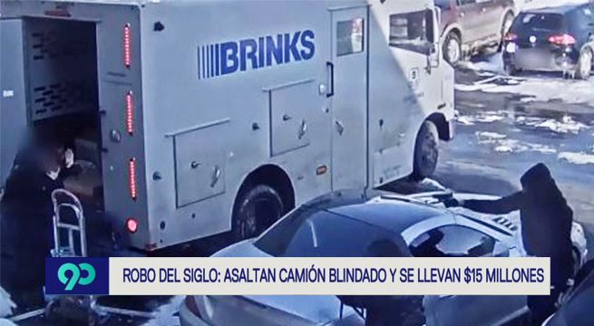Robo del siglo: Asaltan camión blindado y se llevan 15 millones de dólares [VIDEO]