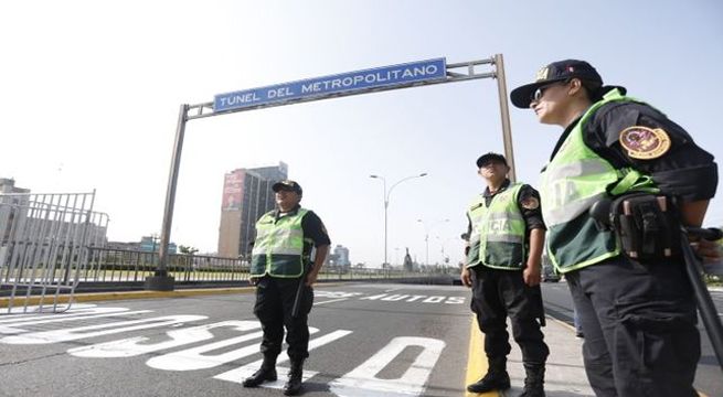 Militares cierran acceso a la vía expresa de Paseo de la República [VIDEO]