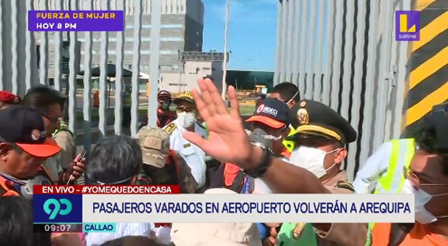 Habilitaron un vuelo humanitario para que los pasajeros varados en lima regresen a Arequipa [VIDEO]