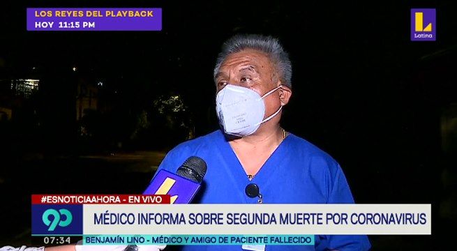 Médico informó segunda muerte por coronavirus