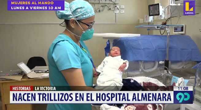 Nacen Trillizos en hospital Almenara