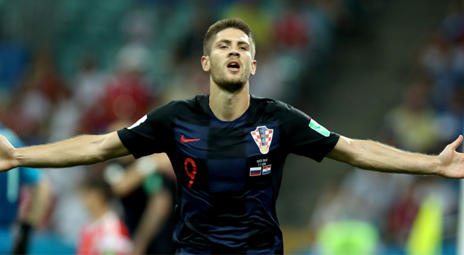 Rusia 2018: Andrej Kramaric puso el empate para Croacia en el duelo por los cuartos de final
