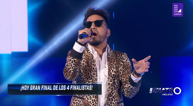 Los Cuatro Finalistas: José Gaona sorprendió al interpretar un tema de Cristian Castro