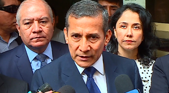 Ollanta Humala en Fiscalía: 