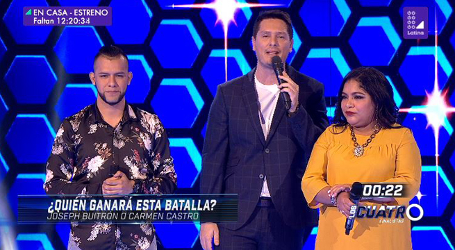 Los Cuatro Finalistas: Joseph Buitrón y Carmen Castro chocaron en un duelo de salsa