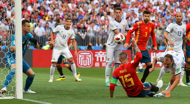 Rusia 2018: el insólito gol que puso adelante a España