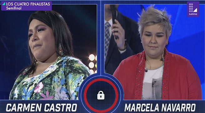 Marcela Navarro se enfrentó a Carmen Castro en la Semifinal de Los Cuatro Finalistas