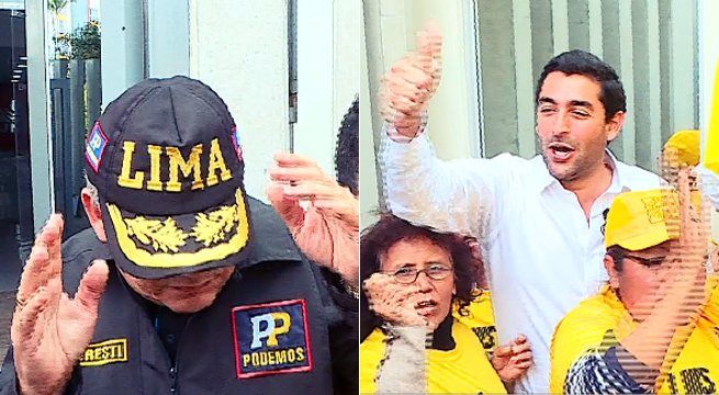 Candidatos a Lima arman trifulca afuera del JNE