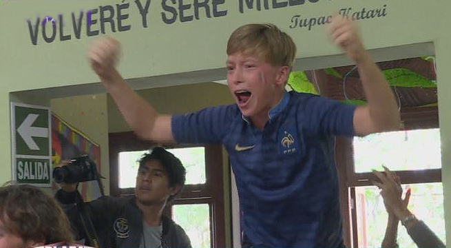 Rusia 2018: Hinchas franceses en Lima celebraron el pase de su selección a la final