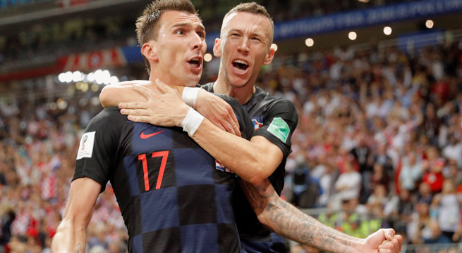 Rusia 2018: Mario Mandžukić marca un gol histórico para Croacia