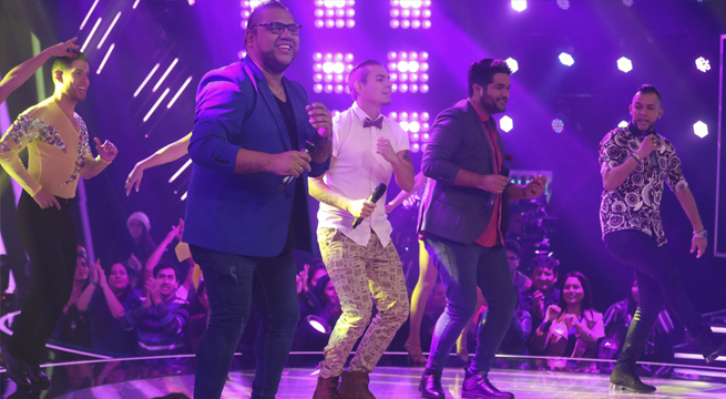 Los Cuatro Finalistas nos deleitaron con una espectacular presentación inicial