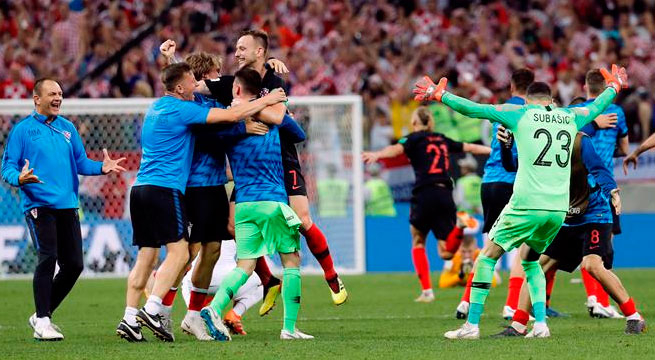 Rusia 2018: Croacia logra un triunfo histórico sobre Inglaterra y se coloca en la final