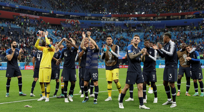 Francia en la final de Rusia 2018 tras ganar a Bélgica con gol de Umtiti
