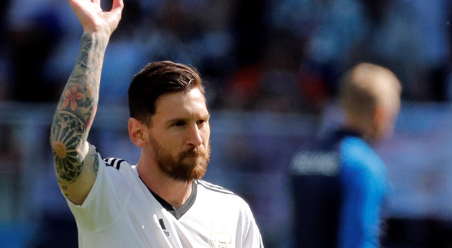 Lionel Messi encabeza el 'once' de Argentina en su debut en el Mundial