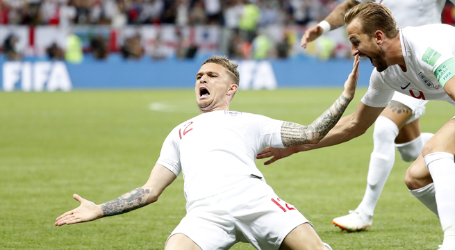 Croacia vs. Inglaterra: Trippier abrió el marcador con golazo de tiro libre