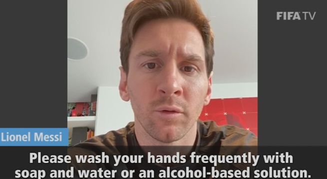 Lionel Messi y Radamel Falcao envían mensaje para eliminar el coronavirus [Video]