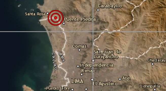 Temblor en Lima: sismo de magnitud 4.5 se reportó en Ancón