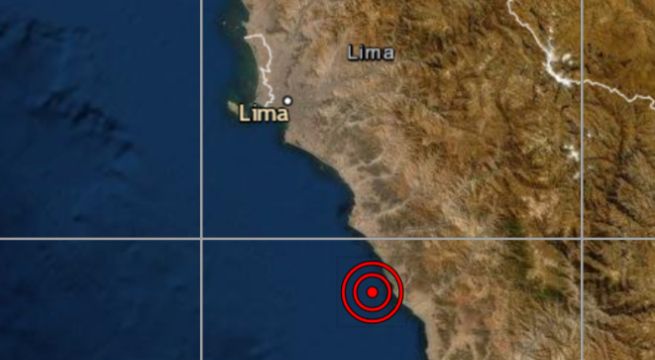 Sismo de magnitud 3.7 se reportó durante la madrugada en el sur de Lima