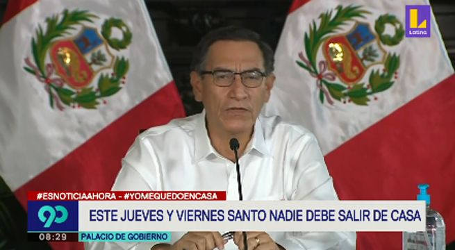 Gobierno decreta inmovilización social obligatoria el jueves y viernes Santo