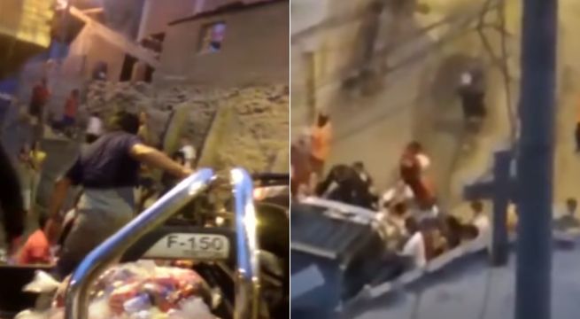 Chosica: saquean camioneta con víveres para familias vulnerables [VIDEO]