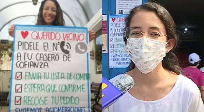 Joven organiza ventas por WhatsApp para evitar aglomeraciones en mercados [VIDEO]