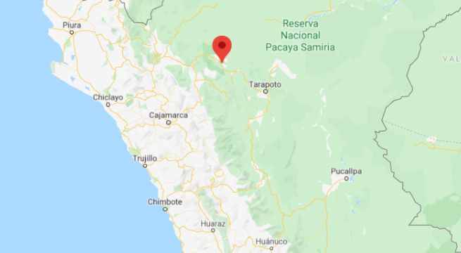 Sismo de magnitud 4.0 se registró esta mañana en la región San Martín