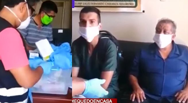 Intervienen a peruano y venezolano con pruebas rápidas de coronavirus [Video]