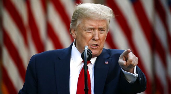 Donald Trump considera exigir millones de dólares a China como reparación por el coronavirus