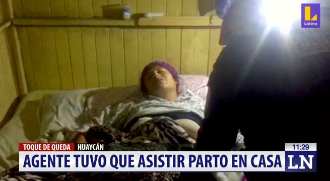 Agente de la Policía Nacional del Perú asistió en parto a una mujer en Huaycán