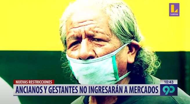 Ancianos y gestantes no ingresarán a mercados [Video]