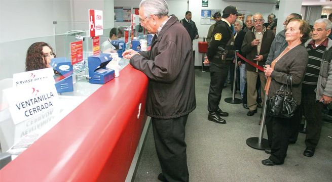 Pensionistas de la ONP podrán solicitar que se les lleve pago a sus domicilios