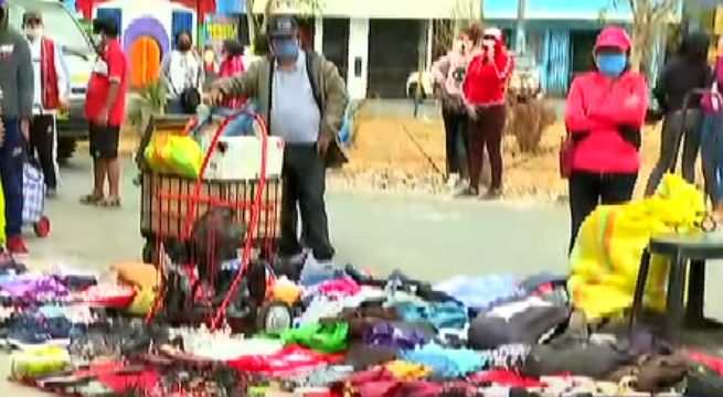 Pese a la cuarentena, ambulantes se apoderan de calles de San Juan de Lurigancho