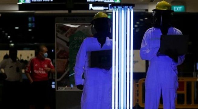 Envían robot con luz ultravioleta a 